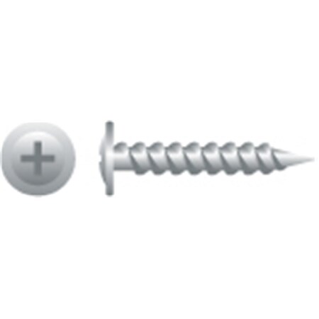 Strong-Point 8 x 1.87 in. Phillips Modified Truss R-W Head Screws Zinc Plated, 2PK 92MZ